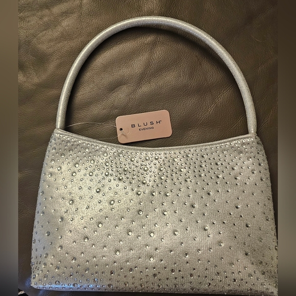 Elegant Silver Studded Women's Bag - Picture 2 of 3